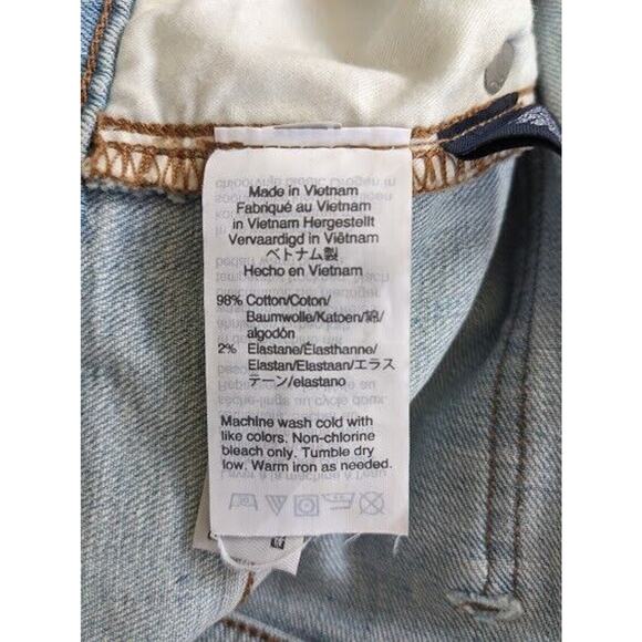 Madewell Womens Sz 27 High Rise Skinny Jeans Light Blue Wash Button Fly Stretch - Picture 8 of 8